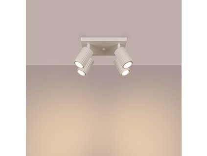 Stropné svietidlo KARBON 4 béžová