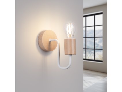 Nástenné svietidlo TIMBO biele