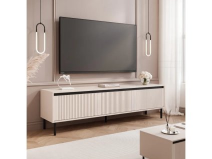 Moderný TV stolík  MADDEN 150 cm béžová