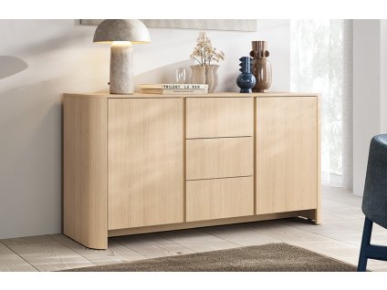 Dizajnová komoda HARLEM Dub Vicenza 168 cm