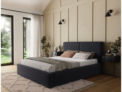 Čalúnená moderná posteš NASHALY 140 x 200