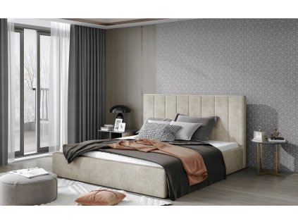Moderná čalúnená posteľ ALYSSA 140 x 200