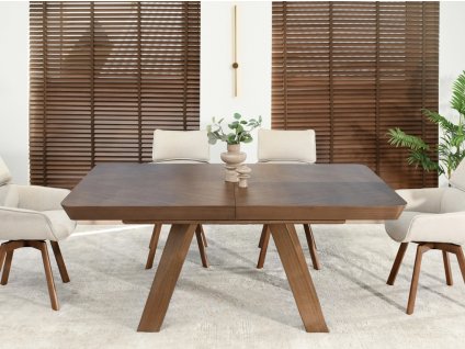 Rozkladací jedálenský stôl HENRIK orech