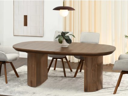 Rozkladací jedálenský stôl EDWIN orech