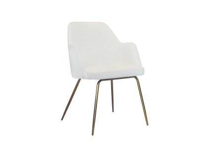 Dizajnová čalúnená stolička MIGUEL boucle