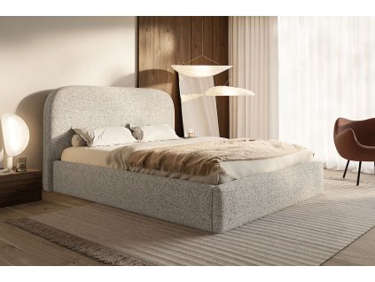 Čalúnená manželská posteľ BROOKLYN slim 160 x 200
