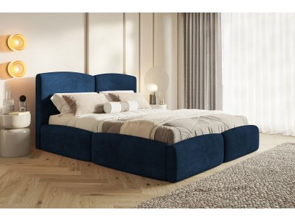 Moderná čalúnená posteľ DEBORAH slim 160 x 200