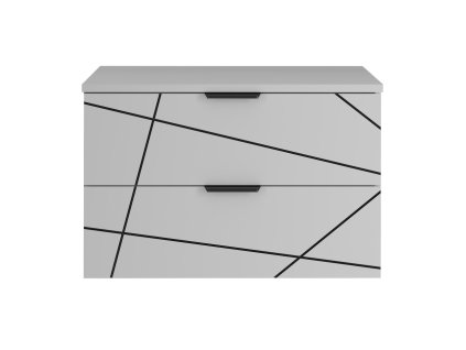 Závesná skrinka BELL biela matná 80 cm