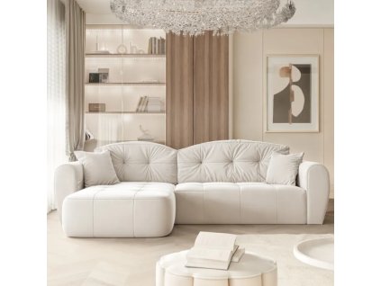 Rohová dizajnová sedačka LUCAS