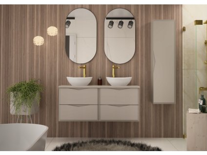 Oválne zrkadlo LUX 55 cm