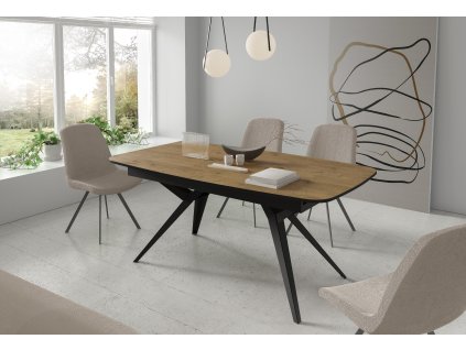 Hranatý rozkladací stôl NIKO 180 cm