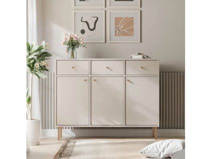 Moderná komoda RAY 125 cm béžová