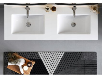 Zapustené dvoj - umývadlo SOOLA 120 cm