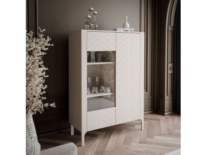 dwudrzwiowa przeszklona witryna lumi