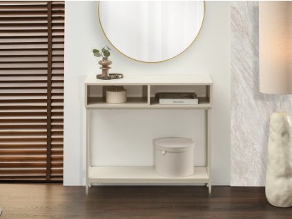 Toaletný stolík JILIAN krémový