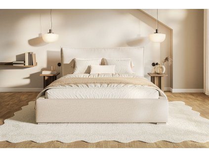 Čalúnená moderná posteľ HARLAN 140 x 200