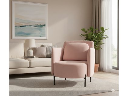 Moderné čalúnené kreslo BEATRIC