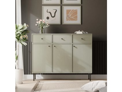 Moderná komoda RAY 125 cm eukalyptus