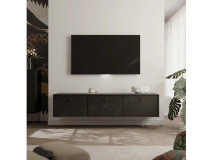 TV stolík RAY závesná 180cm čierna