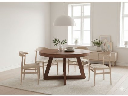 Rozkladací jedálenský stôl OLIA 130-230cm orech