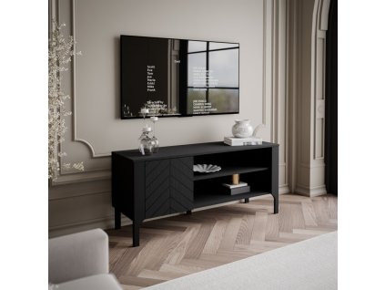 TV stolík MARCIUS 135cm čierny