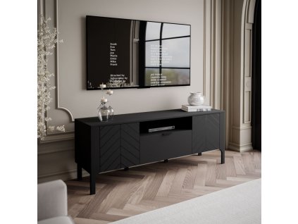 TV stolík MARCIUS 160cm čierny
