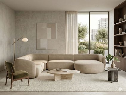 Rohová modulárna sedačka OCTAVIO