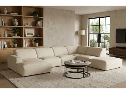 Dizajnová rohová sedačka PERLA