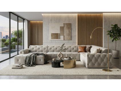 Rohová moderná sedačka RHETT