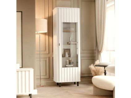 Moderná vitrína ONUR biela