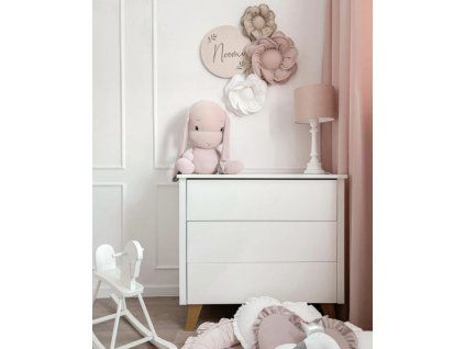 Detská komoda SACAS 95 cm biela