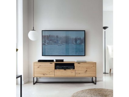 TV stolík VENICE Dub Artisan 187 cm