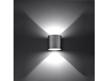 Nástenné svietidlo ORBIS 1 sivé