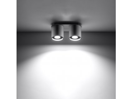 Stropné svietidlo ORBIS 2 sivé