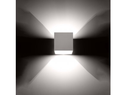 Nástenné svietidlo QUAD 1 biele