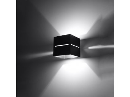 Nástenné svietidlo LOBO čierne