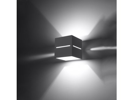 Nástenné svietidlo LOBO sivé