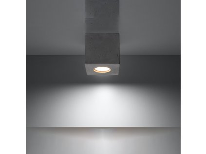 Stropné svietidlo QUAD concrete