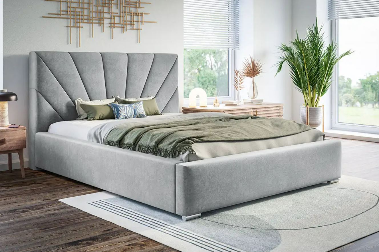 CatN Čalúnená manželská posteľ SASHA 140 x 200