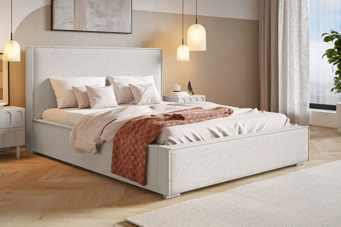 CatN Čalúnená manželská posteľ VIOLET 140 x 200