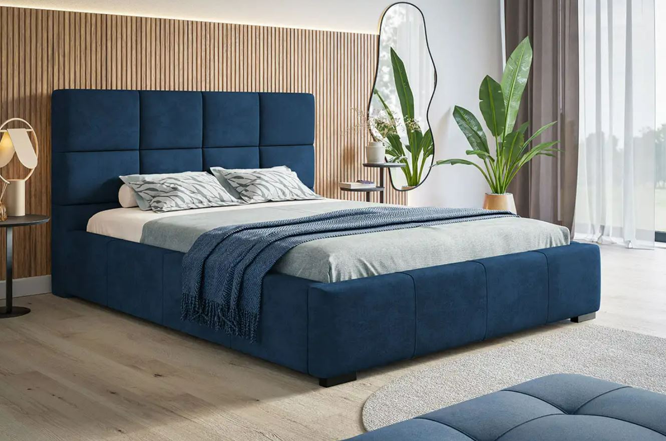 CatN Čalúnená manželská posteľ ZARIA 140 x 200