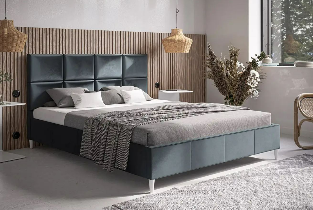 CatN Čalúnená manželská posteľ PIERCE 140 x 200