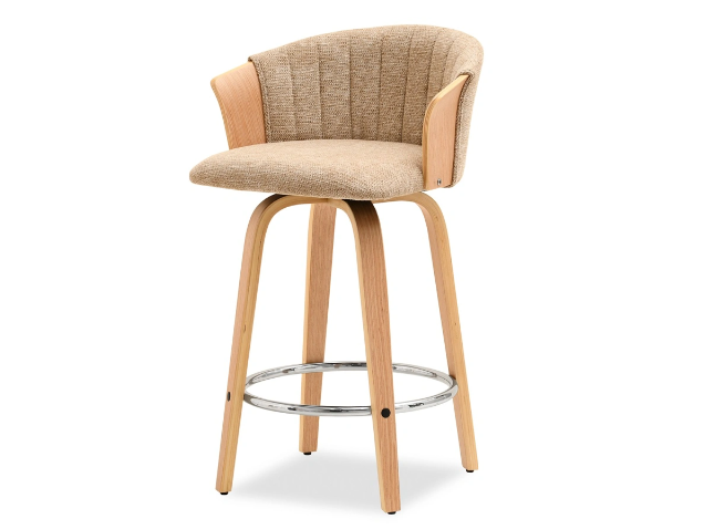 CatN Čalúnená barová stolička LADA béžová