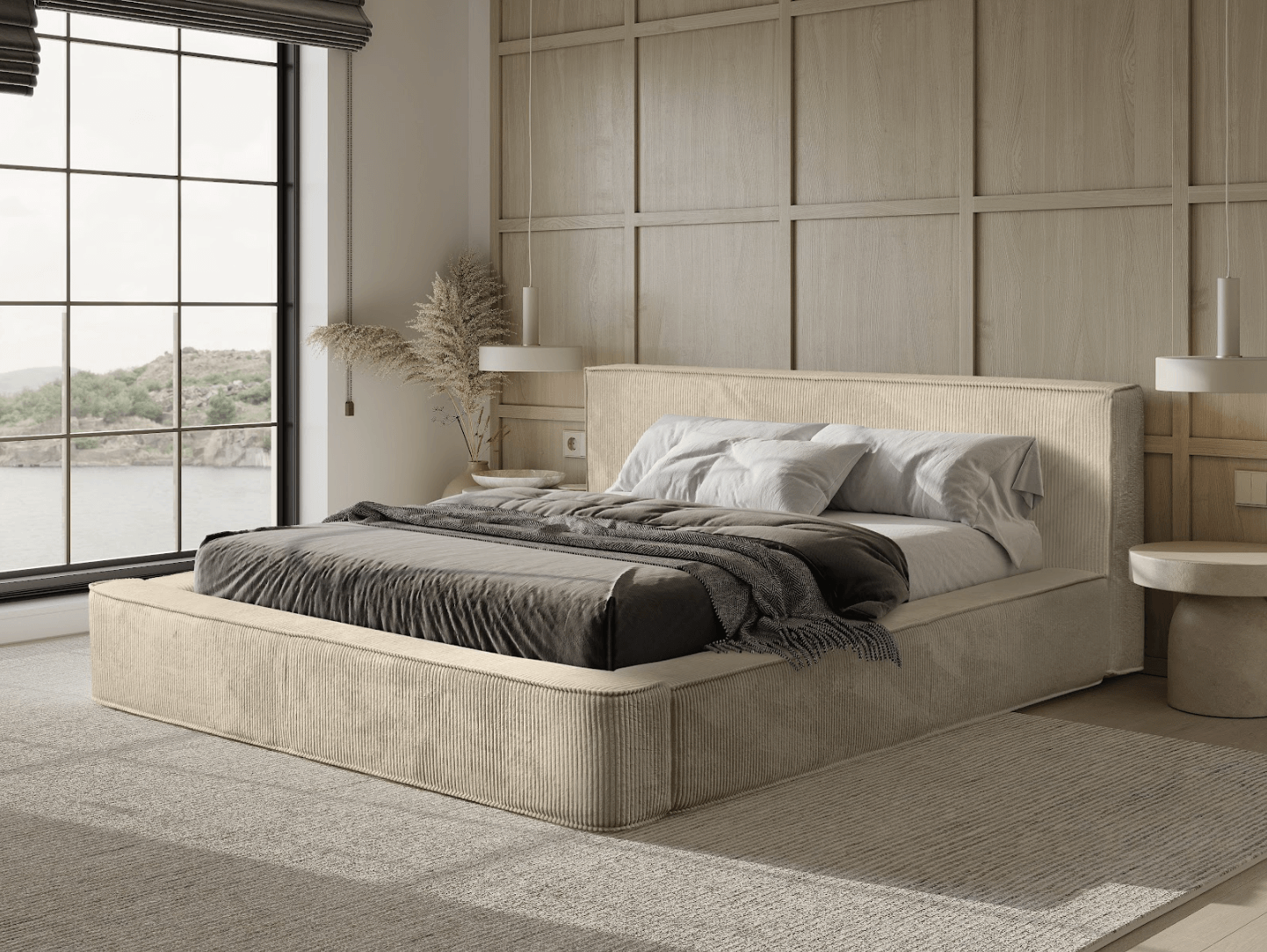 CatN Čalunená posteľ Molli 140cm x 200cm