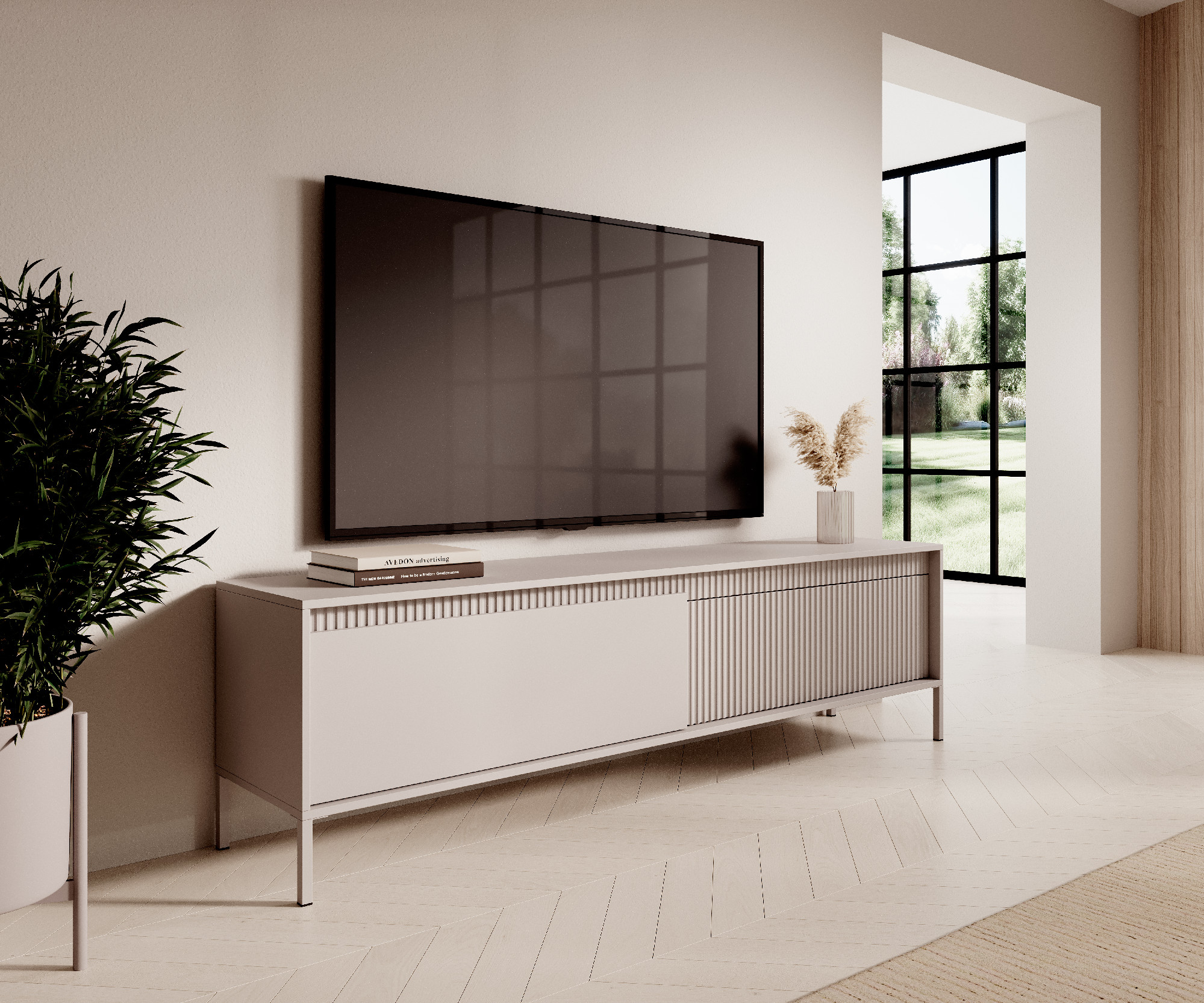 Fotografia produktu: TV stolík DONNA béžový 153 cm