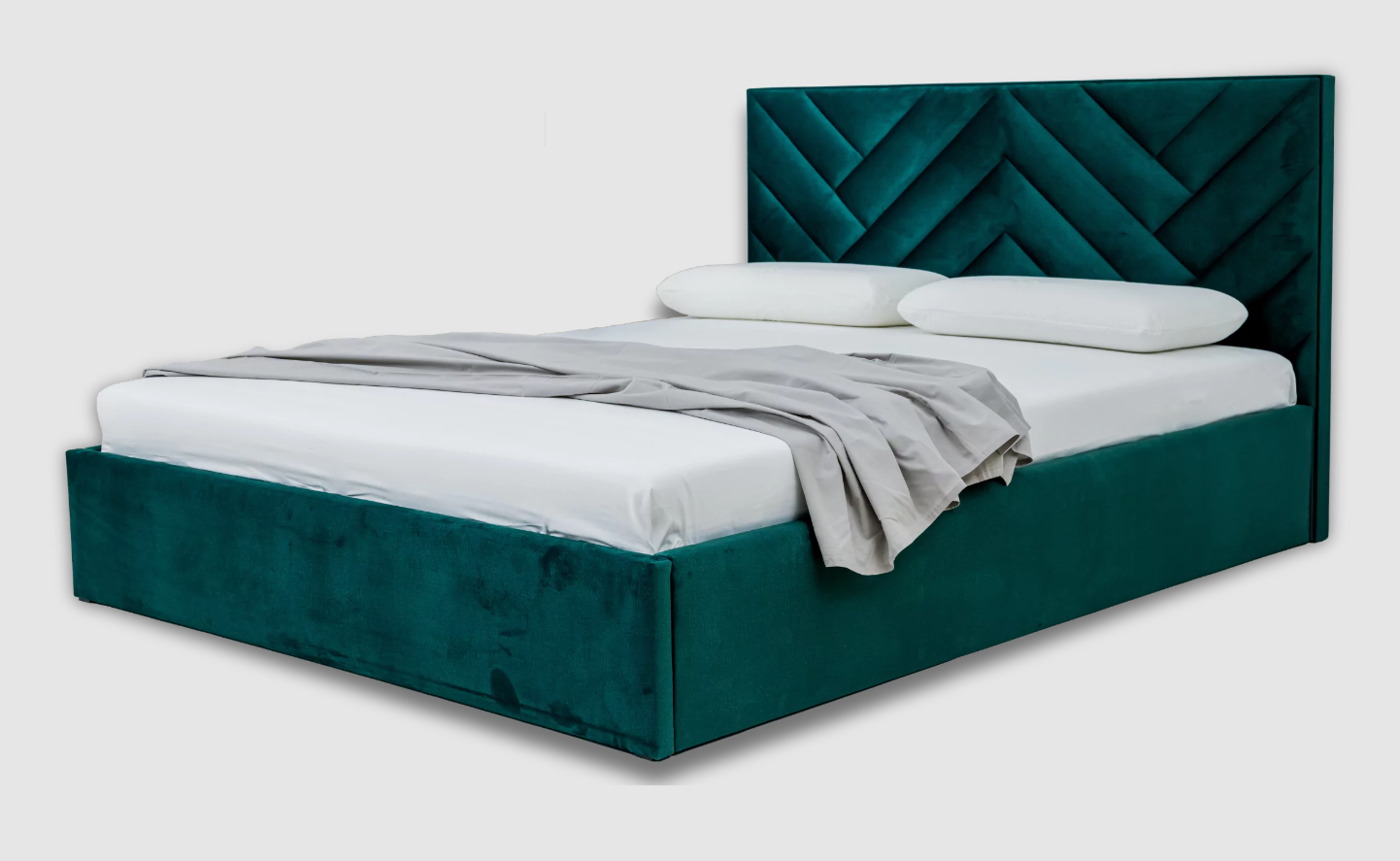 CatN Čalúnená manželská posteľ EILA 160 x 200 cm