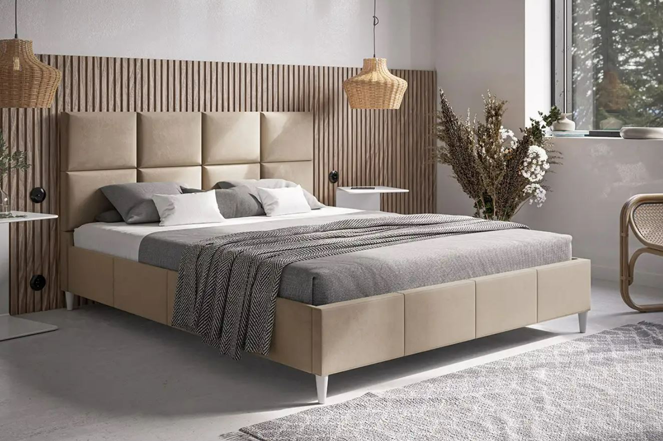 CatN Čalúnená manželská posteľ PIERCE 160 x 200 skladom