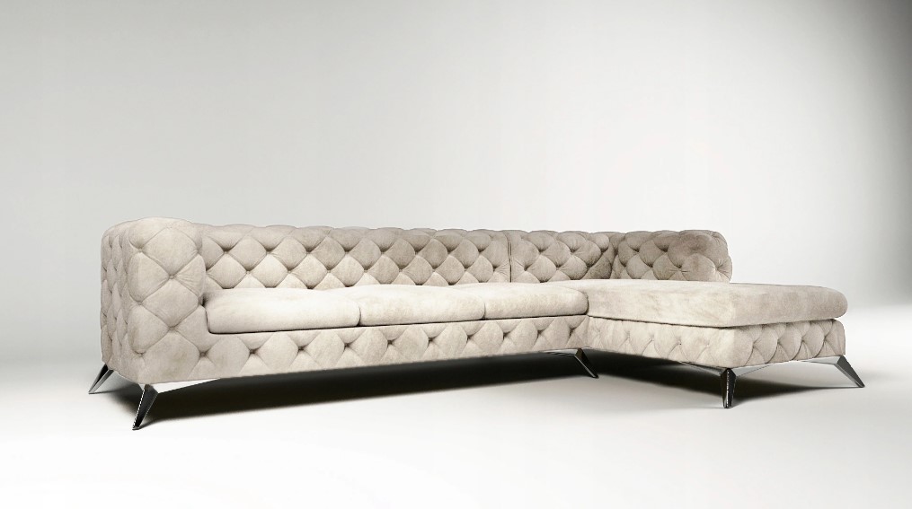 Rohová sedačka CHESTERFIELD TIFFANY pravá  + ľavá 323 x 200 cm