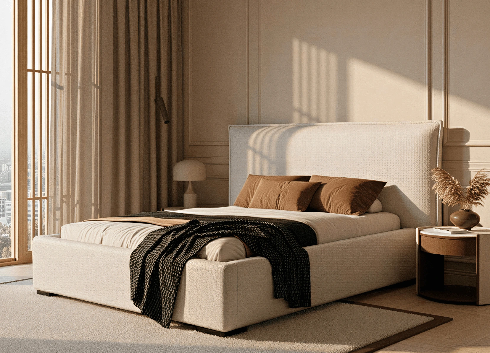 CatN Dizajnová manželská posteľ IVANE 180 x 200 cm