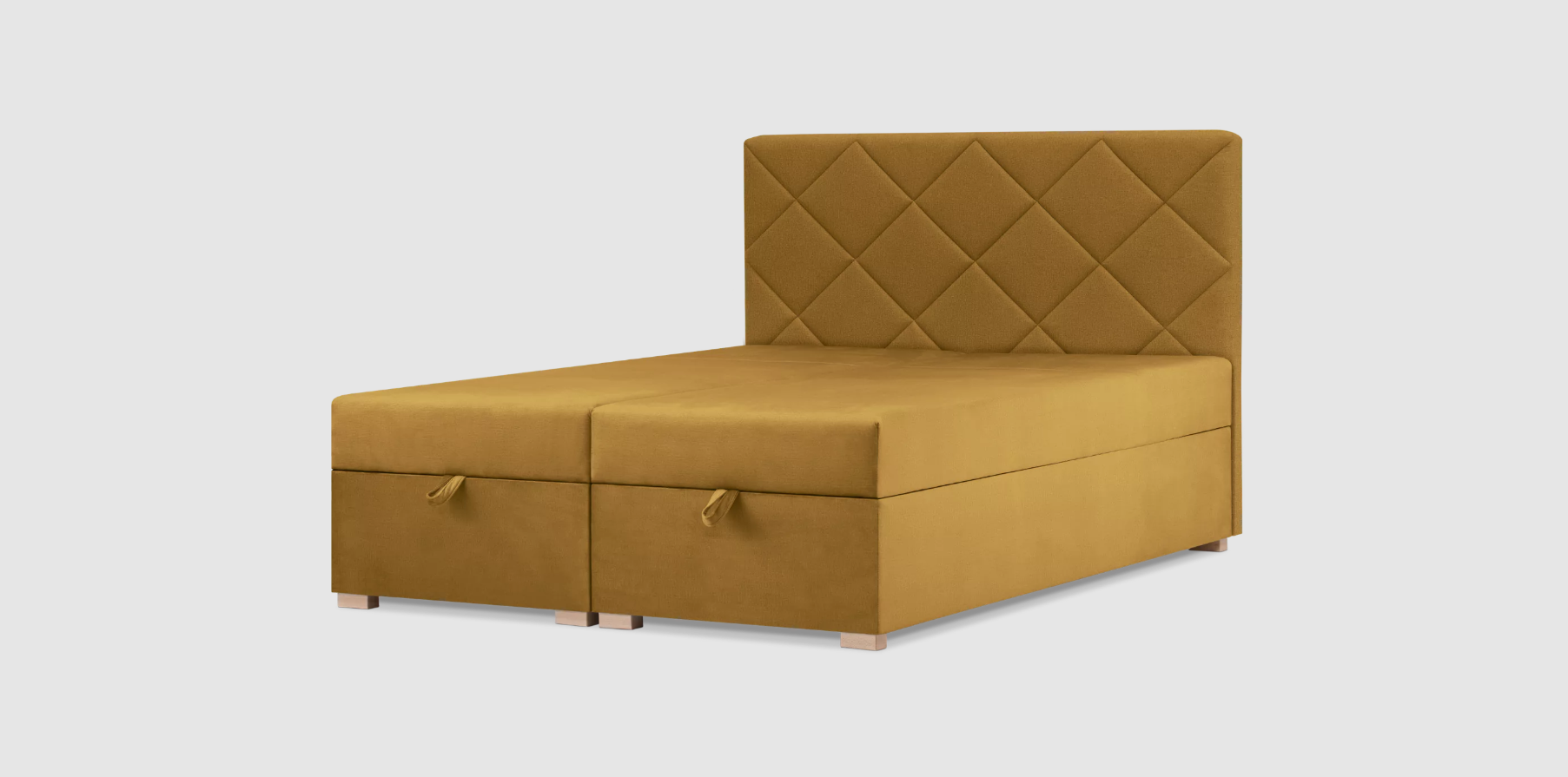 CatN Kontinentálna čalúnená posteľ HERO 140 x 200 cm